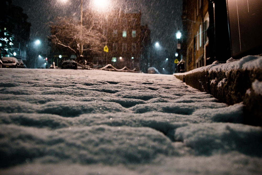 Snowy street