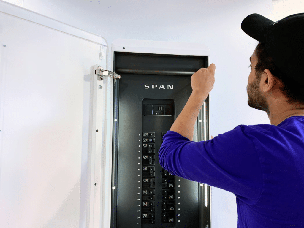 Installing a SPAN electrical panel in a home